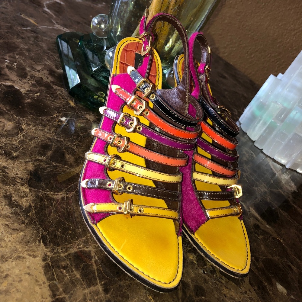 Louis Vuitton Women Heels Leather